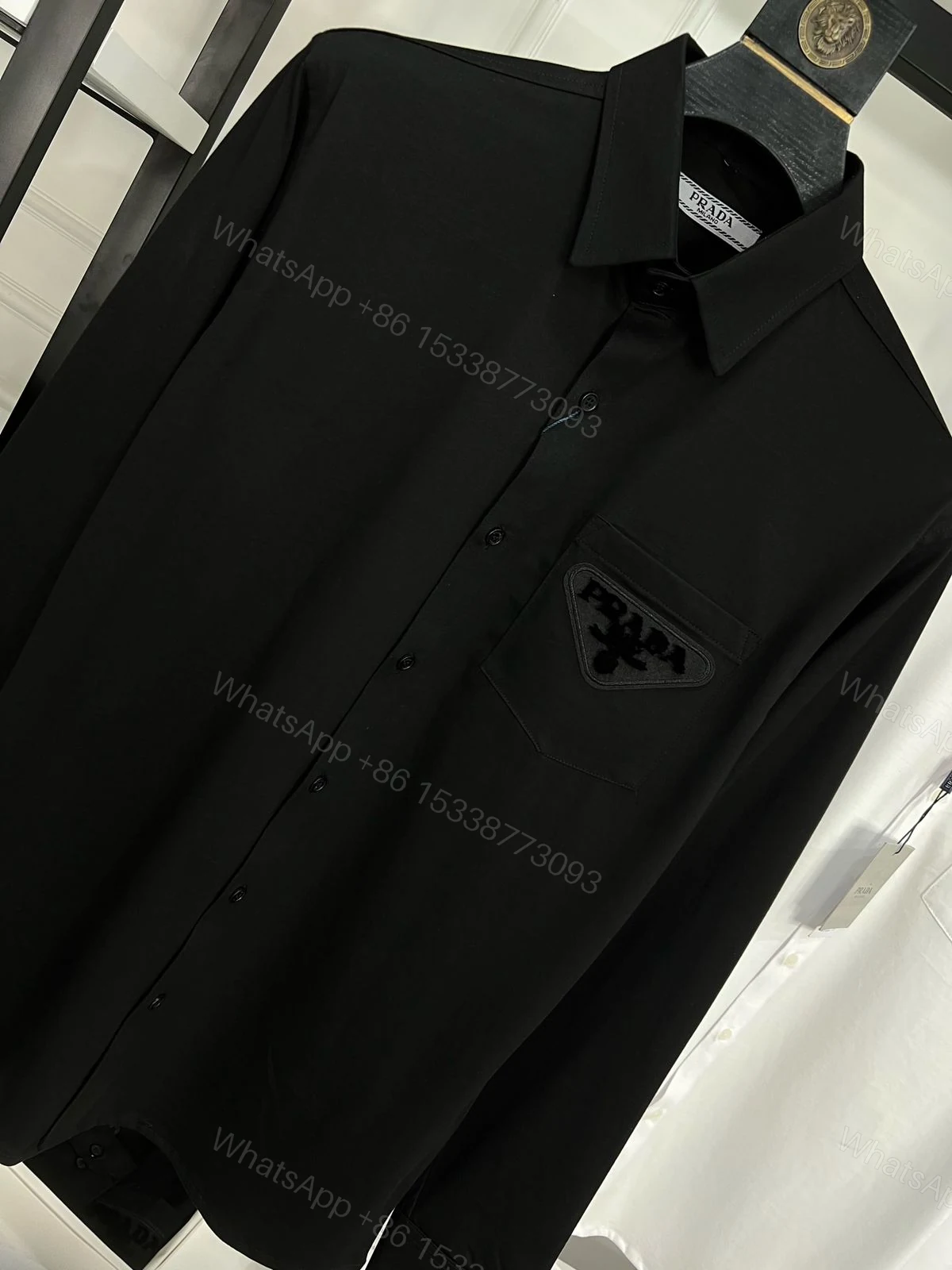View 12 of PRADA PREMIUM COTTON FABRIC FULL SLEEVE SHIRTS
