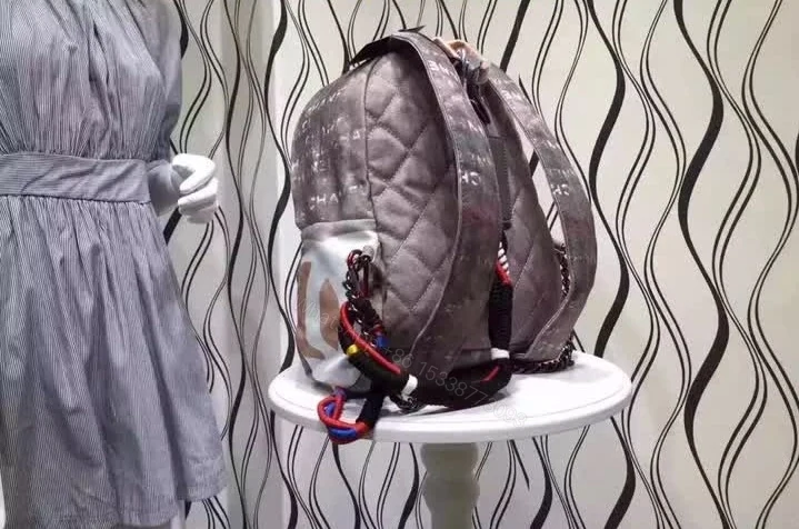 View 13 of Chanel Replica Graffiti Art School Backpack