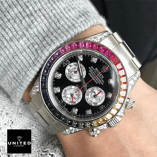 View 5 of Rolex Black Diamond Replica