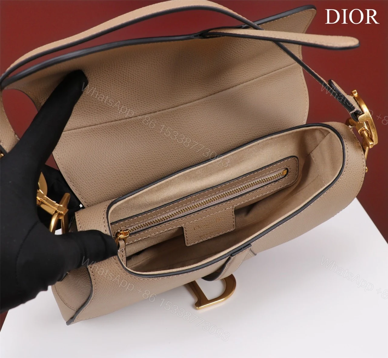 View 2 of Dior Saddle Saddle Women’s Handbag 25x20x6.5cm