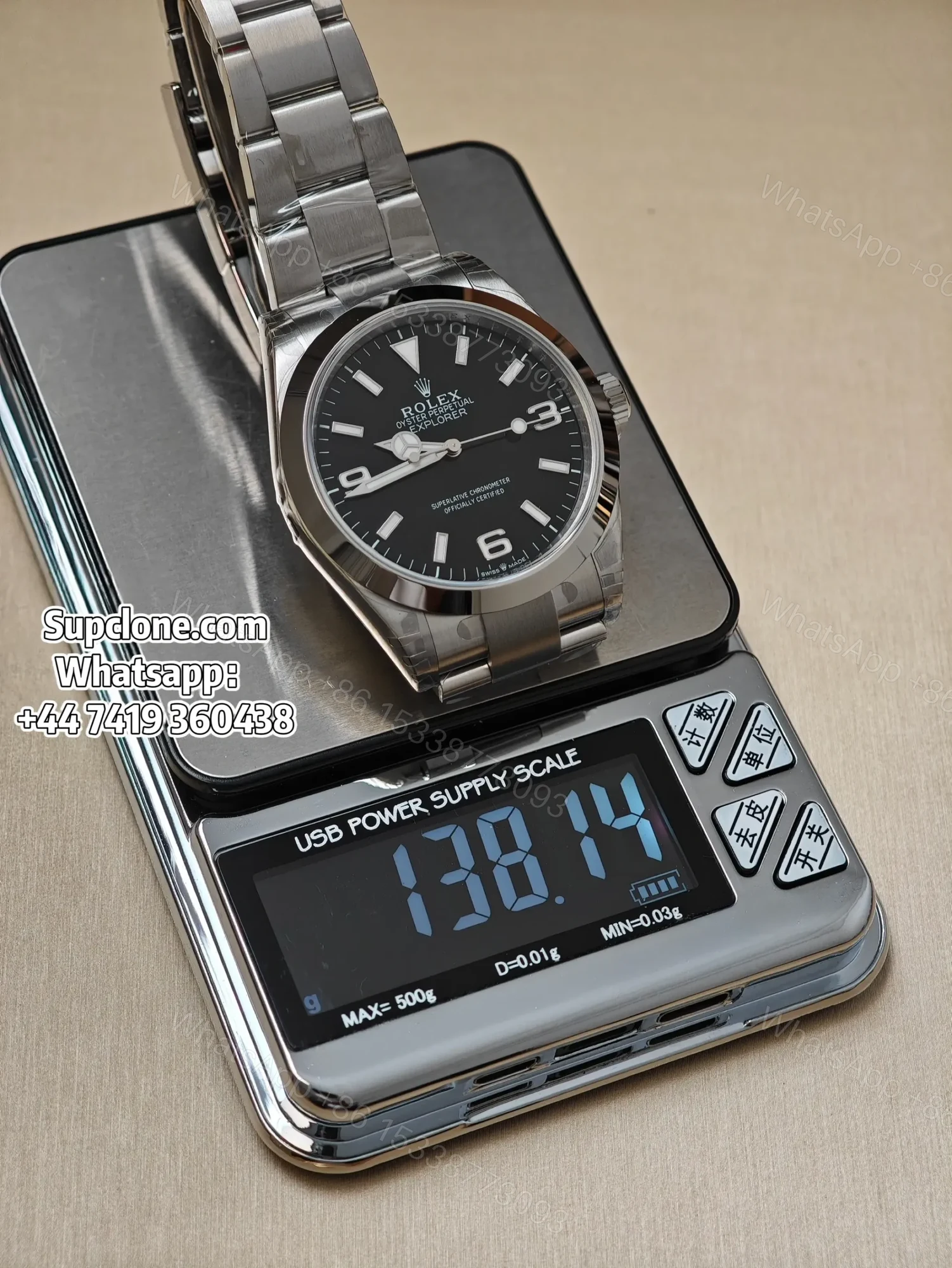 View 21 of Rolex Explorer 40 M224270-0001 Super Clone Black Dial Watch