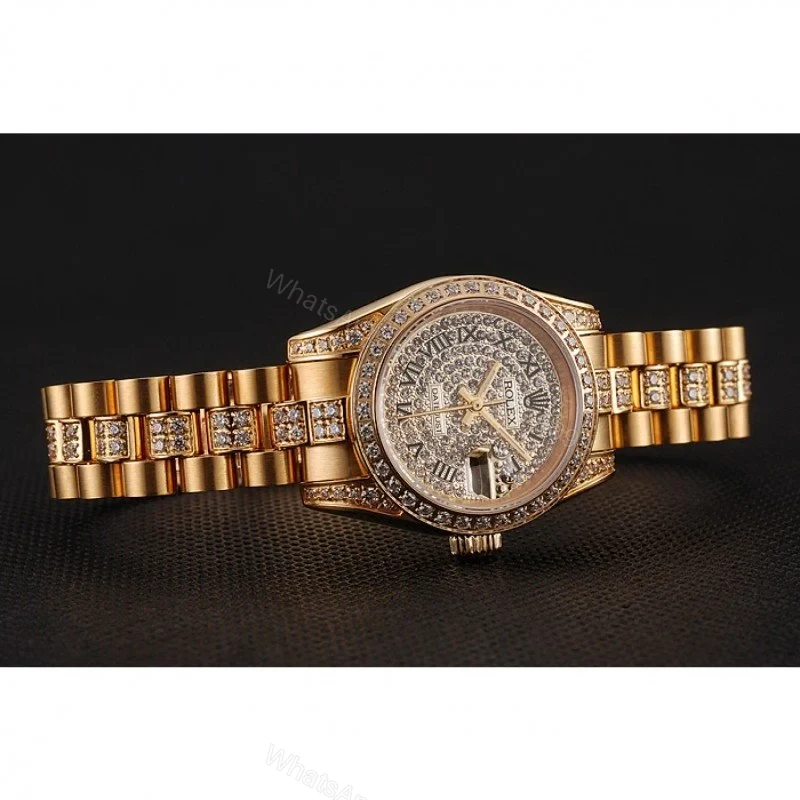 View 4 of Superclone Rolex Datejust Gold Dial 1453955 21 mm
