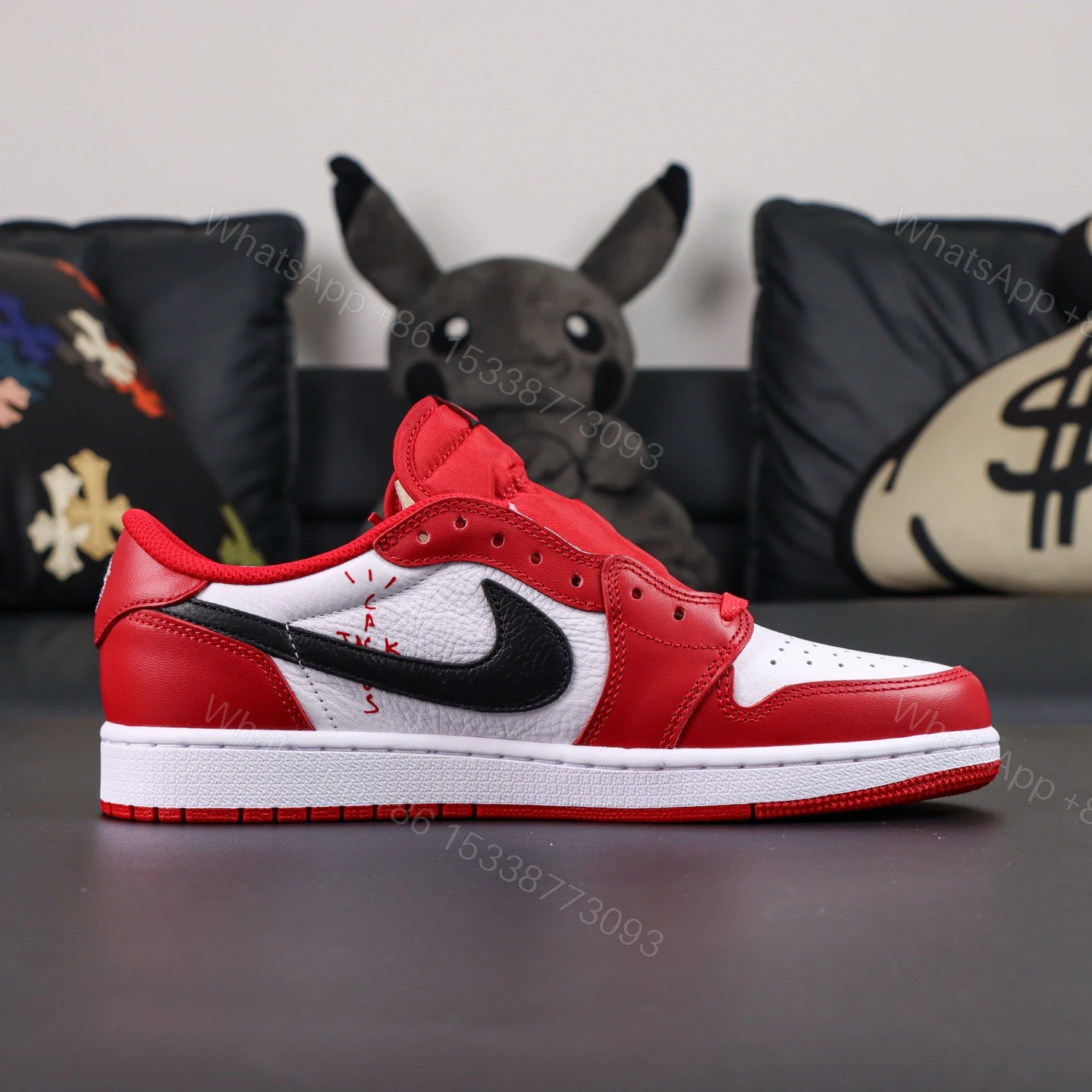 View 2 of Travis Scott x Jordan Air Jordan 1 Chicago Reps