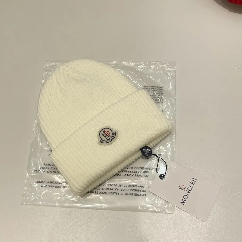 View 3 of Textured Knit Beanie with Leather Tag – Cozy Everyday Luxury