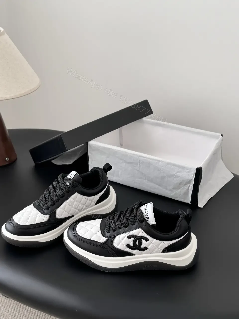 View 3 of Quilted Luxe Sneaker: Signature Motif, Everyday Sophistication