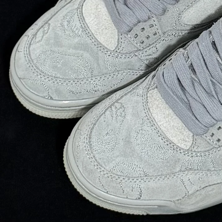 View 4 of Air Jordan 4 Retro KAWS Grey Reps