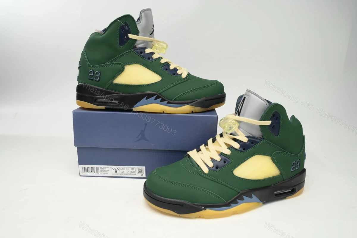 View 11 of Air Jordan 5 Navy Green” FZ5758-003