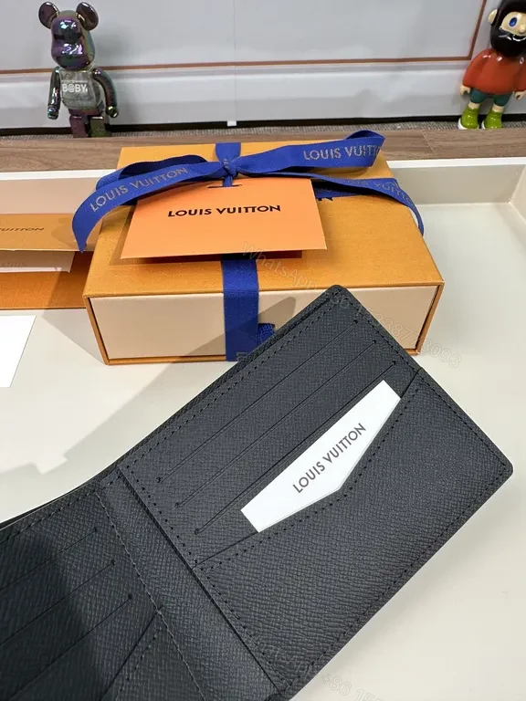 View 3 of Compact LV Monogram Wallet: Signature Texture, Everyday Luxury