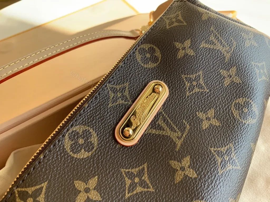 View 9 of Monogram Glow Compact LV Crossbody with Gold Hardware