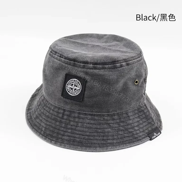 View 7 of Khaki Canvas Bucket Hat with Stone Island Patch â€“ Subtle Luxury