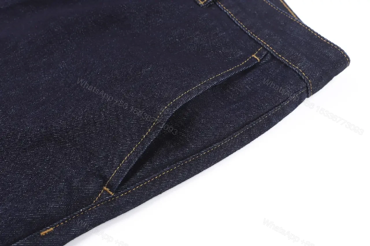 View 10 of Dark Denim Bermuda Shorts Cotton Classic LV Logo Short Pants