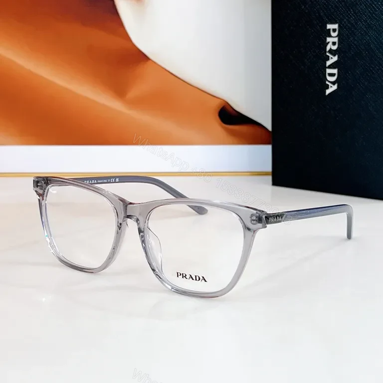 View 6 of Prada Black Acetate Cat-Eye Frames: Modern Luxe Comfort