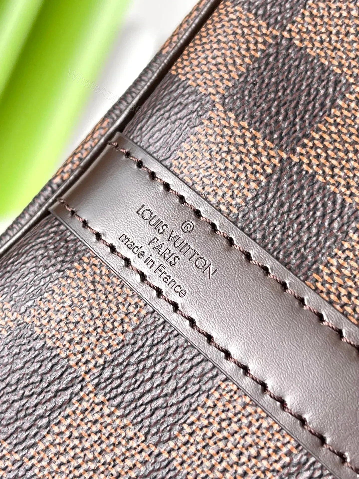 View 3 of LV SPEEDY BANDOLIÈRE 30 IN DARK BROWN DAMIER EBENE CANVAS GOLD LOCK