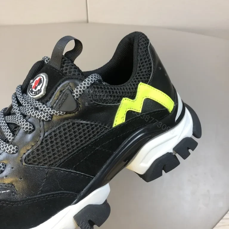 View 5 of Neon-Lite Moncler-Style High-Top Sneakers