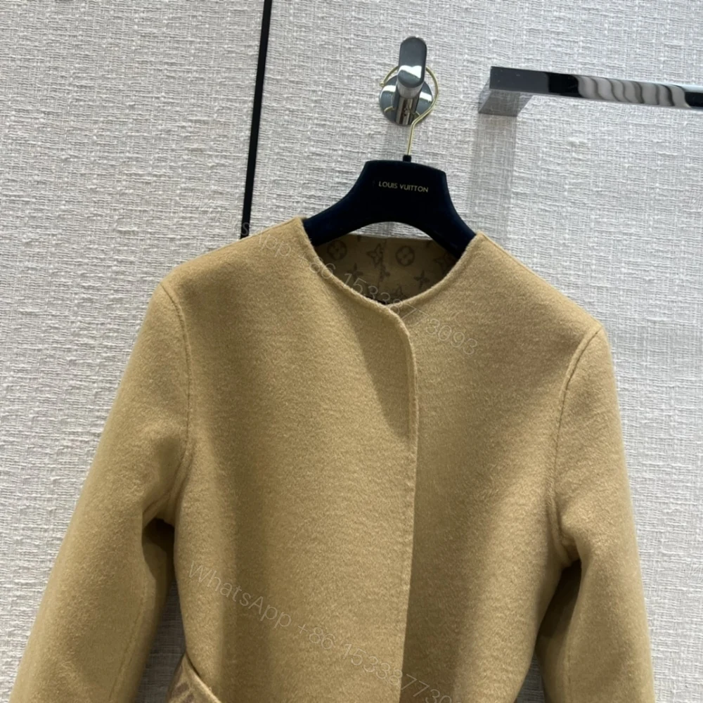 View 9 of Louis Vuitton Signature Short Double Face Wrap Coat 1AA8T0