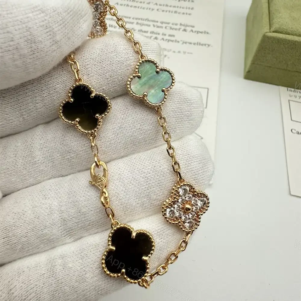 View 7 of 高仿首飾VanCleef&Arpels*RP2R100珍珠貝母玫瑰金手鏈
