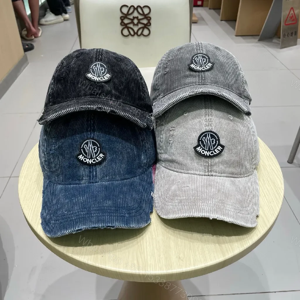 View 5 of Denim-Texture Cap with Monogram Emblem – Street-Ready Comfort