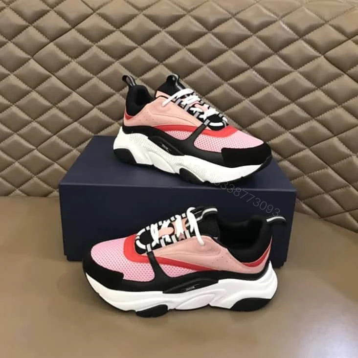 View 2 of B22 SNEAKER TECHNICAL MESH WITH AND CALFSKIN – CD101