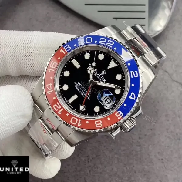 View 4 of Rolex GMT-Master II 126710BLRO Super Clone : Pepsi Steel 40mm Oyster
