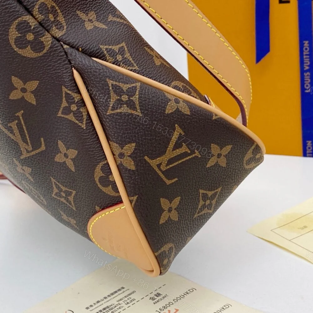 View 4 of Louis Vuitton Odeon MM Monogram Canvas Natural 31Cm M45355