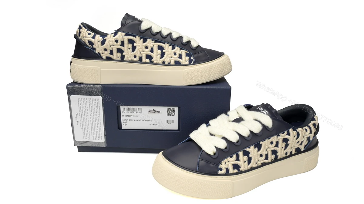 Dior B33 Sneakers Release Deep Dlue Relief 3SN272 ZIR1 6536 — view 2