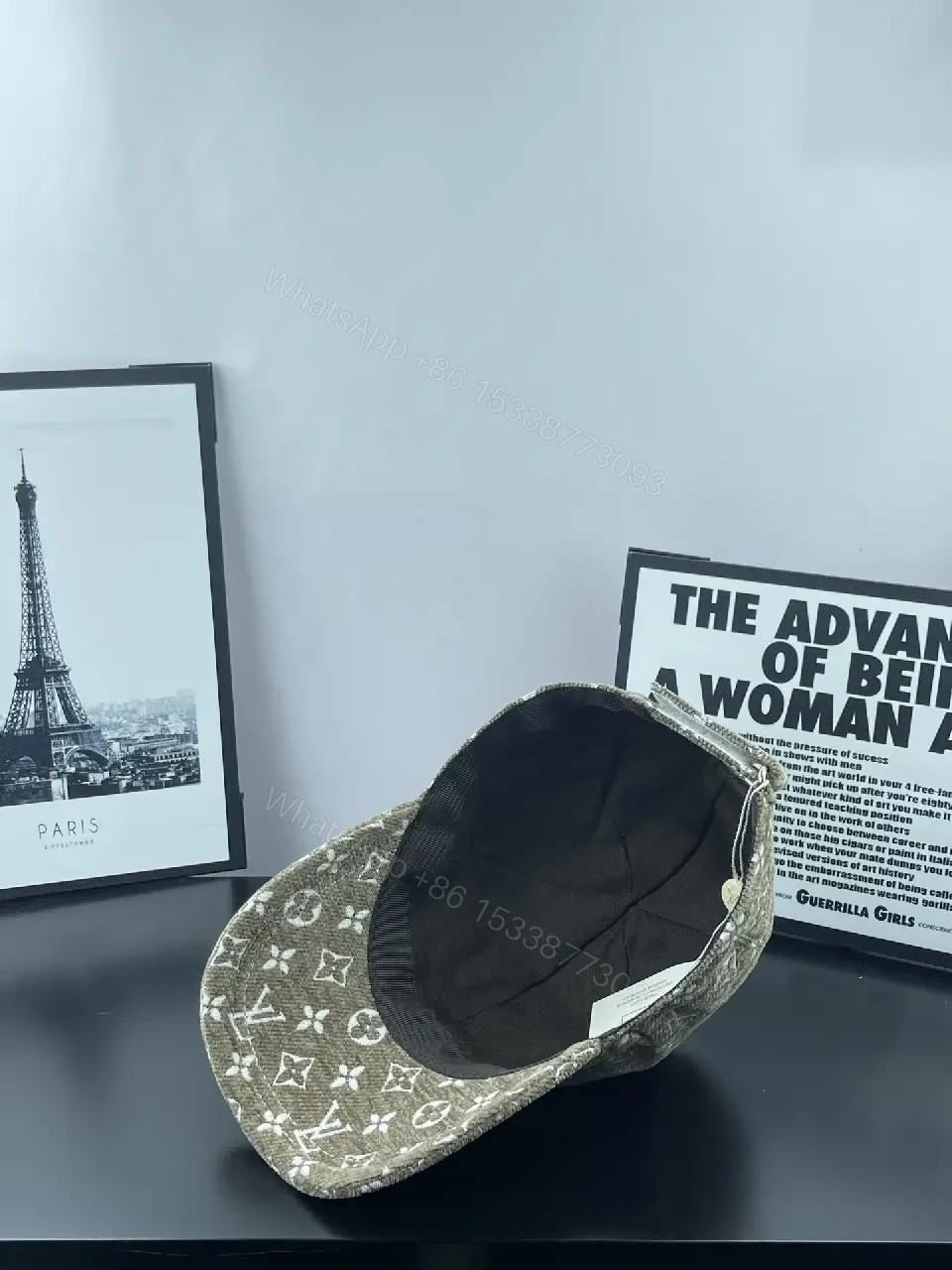 View 7 of Patterned Monogram Cap: Luxe Everyday Style Cap