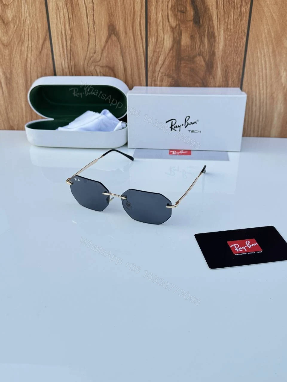 First Copy RayBan 3769 Gold Black Premium Sunglasses Luxury Fashion Eyewear — view 1
