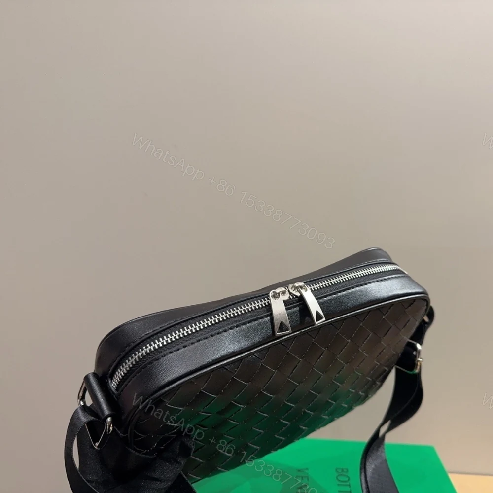 View 6 of Bottega Veneta Small Intrecciato Camera Bag Black 24Cm 755923V2HL18803