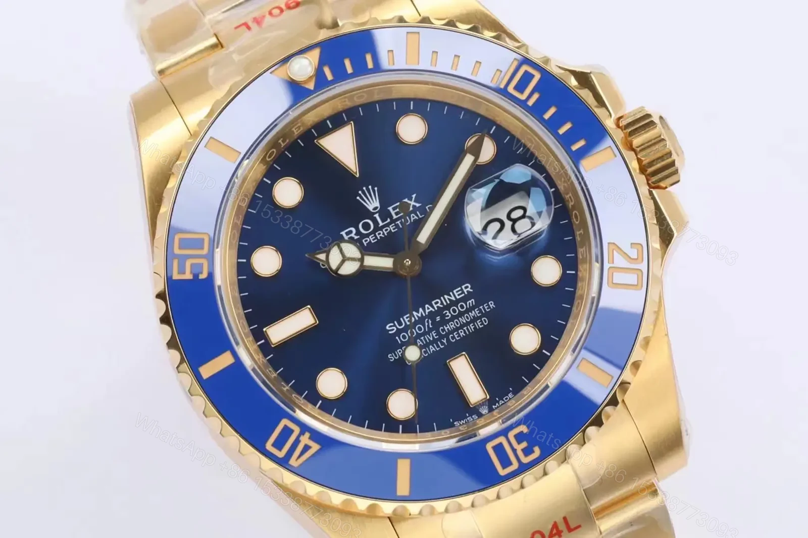 View 2 of Rolex Submariner Date 41 Yellow Gold Blue 126618LB-0002