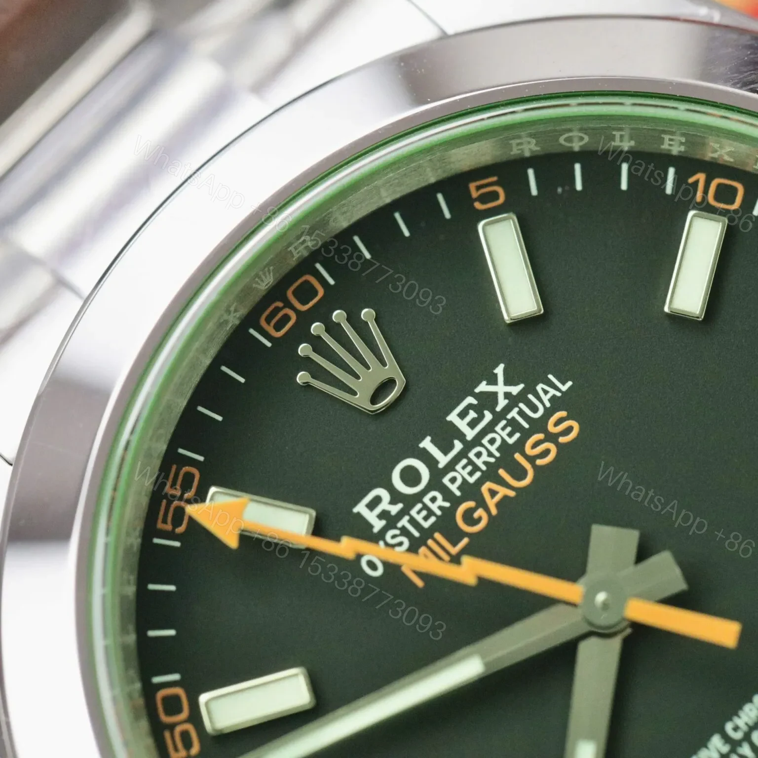 View 5 of Replica Rolex Milgauss Black Dial 116400GV