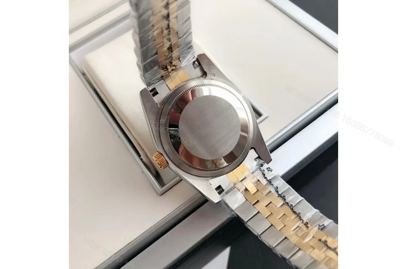 View 9 of Replica Rolex Datejust RG/SS Jub Grey/Rmn 36/28 mm