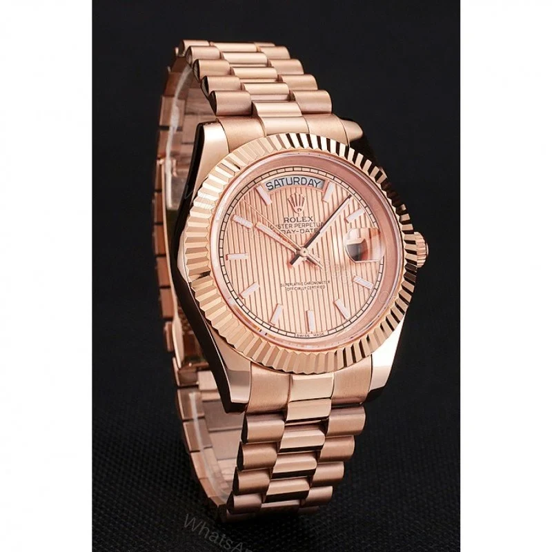 View 3 of Superclone Rolex Day-Date Rose-Gold Dial REP016823 40 mm
