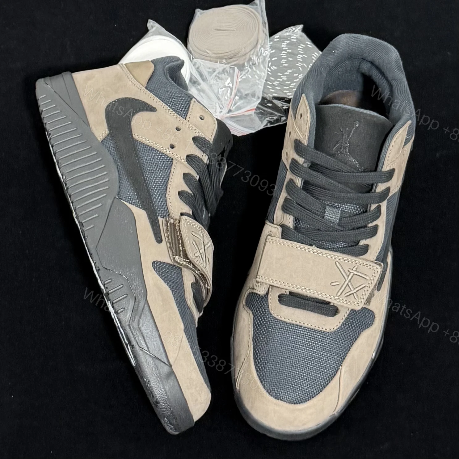 View 9 of Travis Scott x Jordan Jumpman Jack Mocha Replica