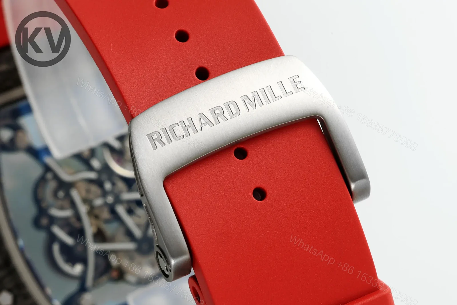 View 9 of KV Factory KV Richard Mille RM055 Skeleton Watch, Red