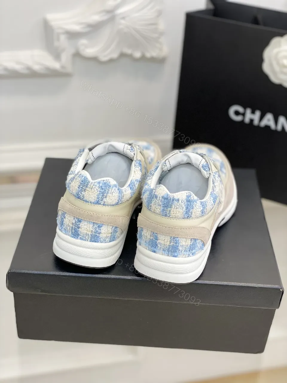 View 2 of Knit-Panel Luxe Sneakers: Soft Texture, Cushioned Comfort