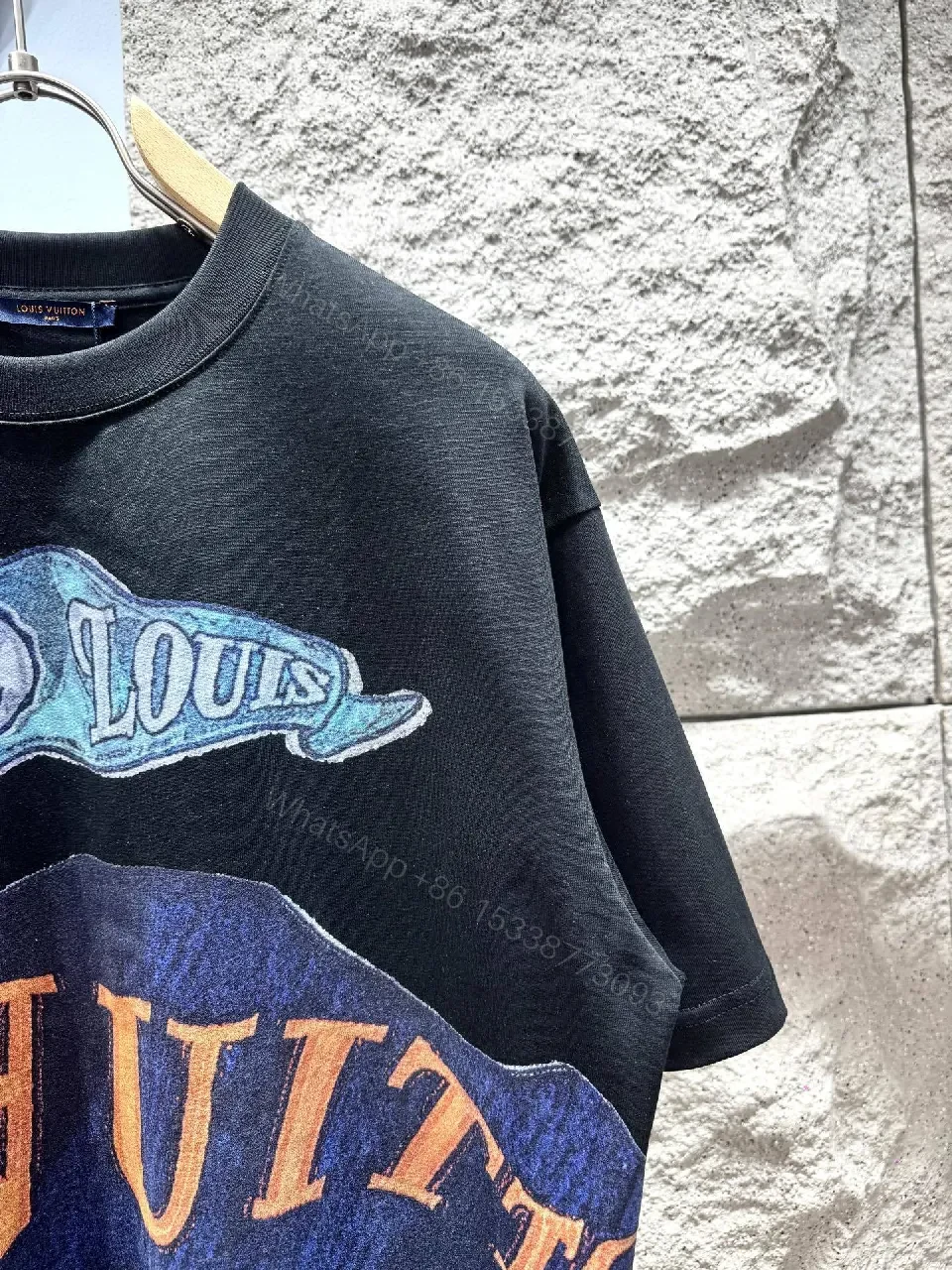 View 9 of Bold Graphic Tee: Luxe Motifs, Premium Cotton Blend Tee