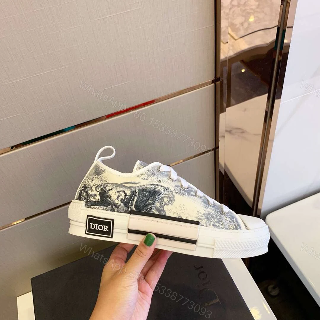View 2 of DIOR B23 LOW TOP SNEAKER CD 77