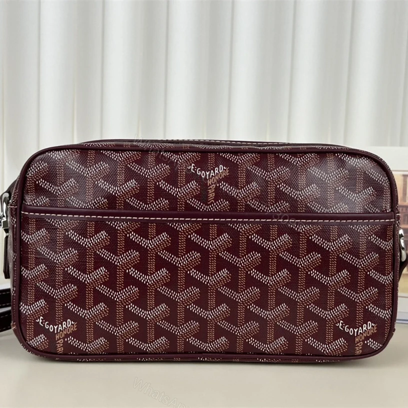 高仿Goyard*CAPVEP9相機郵差包朱紅小號免檢版 — view 1
