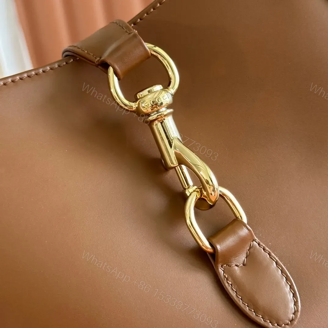 View 5 of Jackie Small Shoulder Bag Brown Leathe