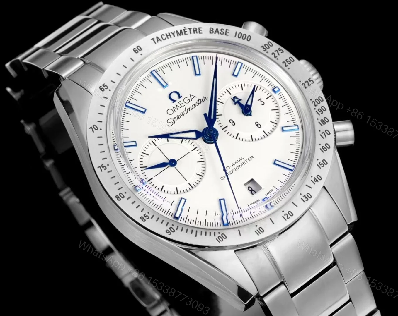 View 3 of Omega Speedmaster 57 Co-Axial Titanium White Bracelet 331.90.42.51.04.001