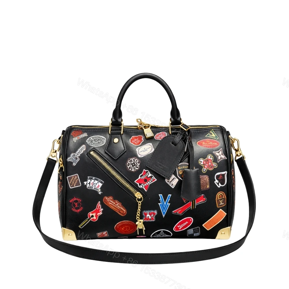 Louis Vuitton Speedy Soft 30 Pillow Bag Black 30Cm M26079 — view 1