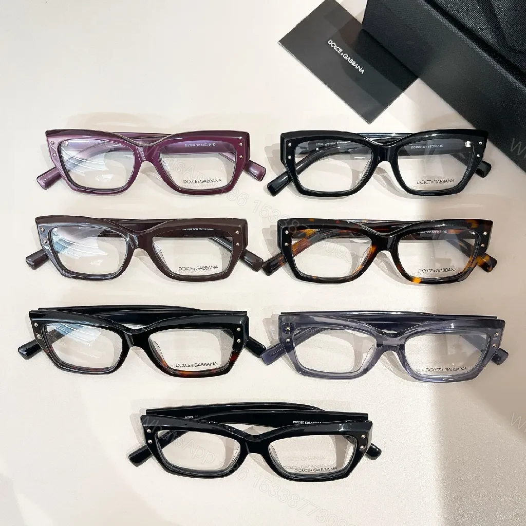 View 2 of Black Acetate Rectangle Frames: Modern Luxury Eyewear Case Included