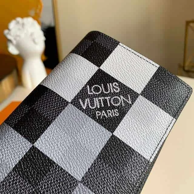 View 8 of Louis Vuitton Brazza Wallet Damier Graphite Canvas N40415 – RRG041