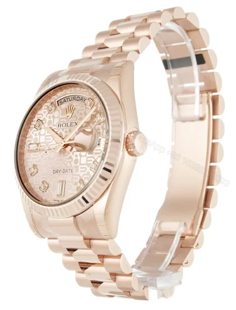 View 2 of Replica Rolex Day-Date Rose Dial 118235 F 36 mm