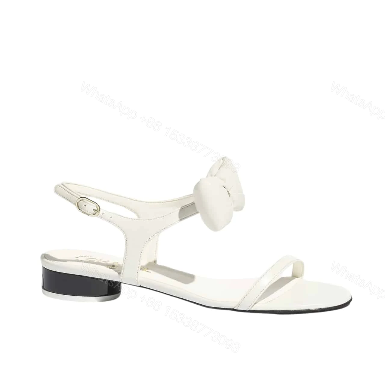 CHANEL SANDALS WHITE G46193 B18985 NACCU — view 1