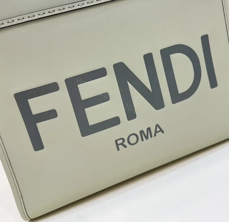 View 8 of Fendi Roma Structured Tote: Logo-Forward Luxury Tote
