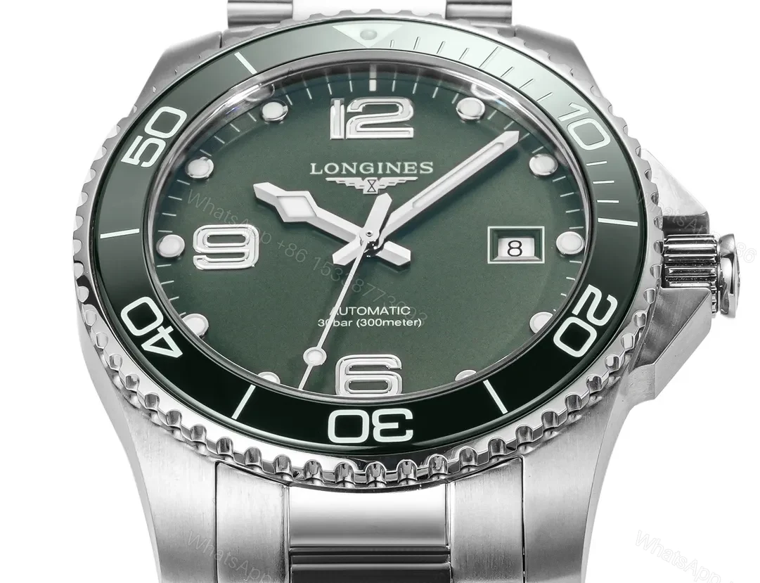 View 4 of Longines Conquest Green Dial Stainless Steel Automatic Watch