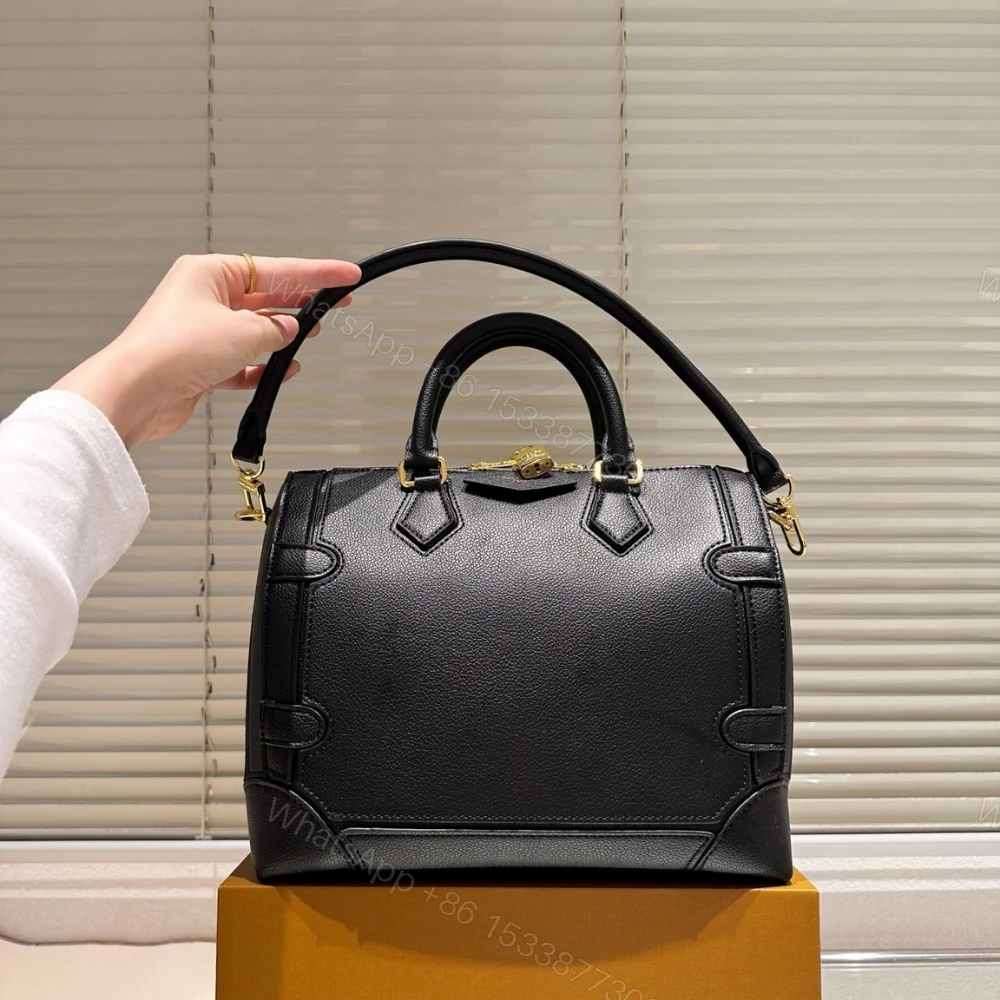 View 3 of Louis Vuitton Speedy 25 Silhouette Bag Black 27Cm