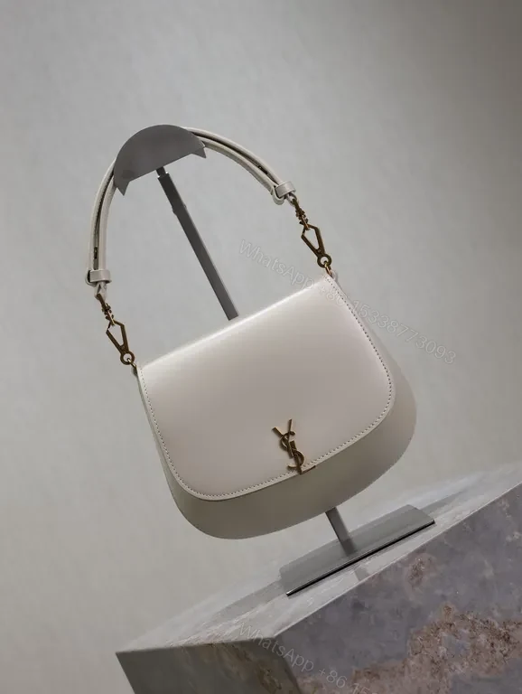 View 9 of Chic Leather Crossbody Bag â€” Gold Hardware, Everyday Luxe