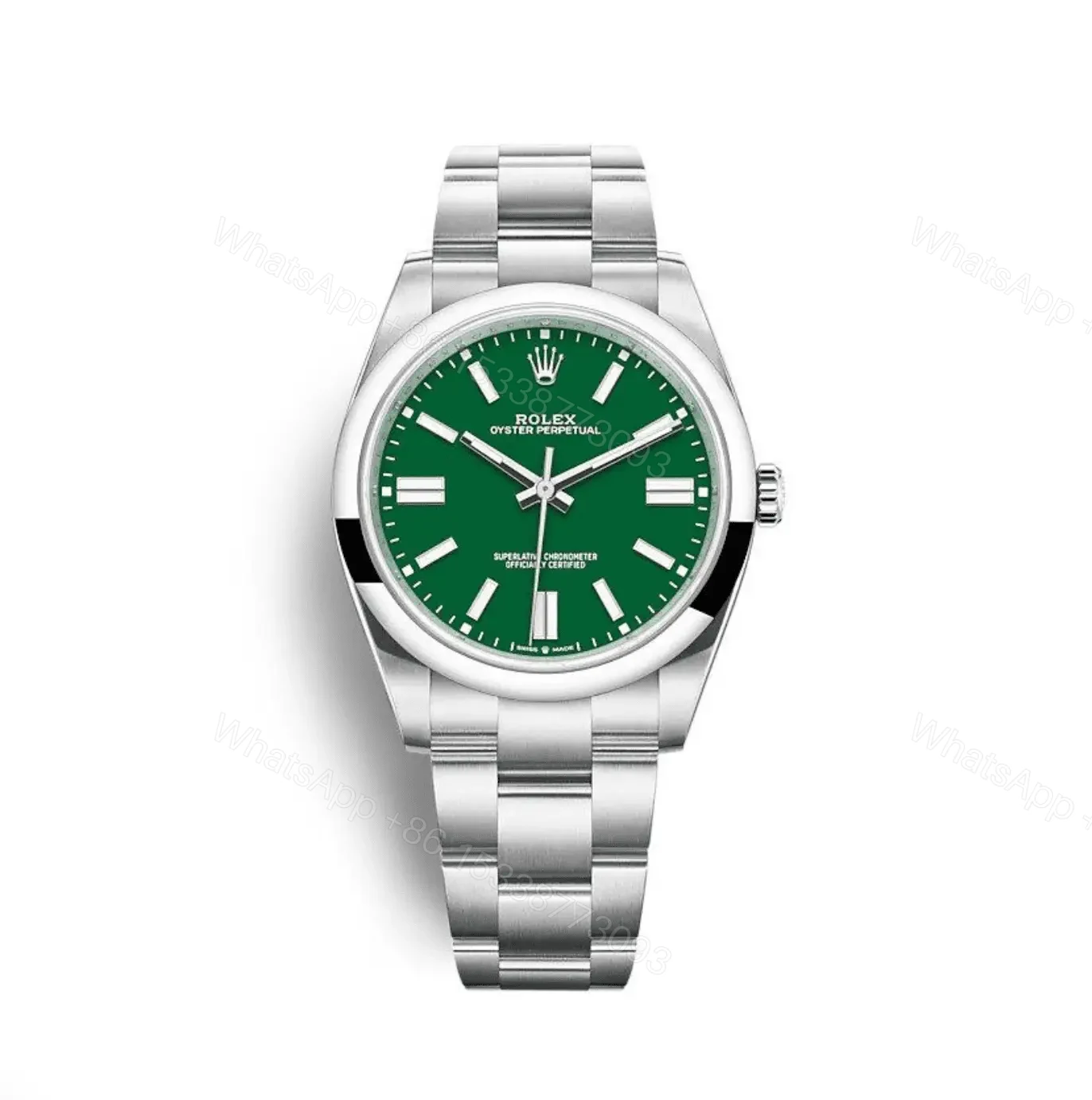Rolex Oyster Perpetual 41mm Green Replica — view 1